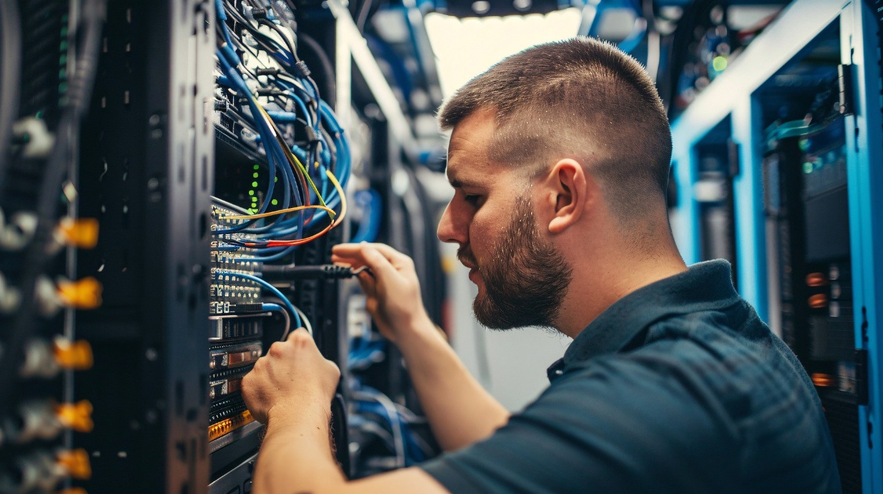 Certified Fieldsify engineer at work on site